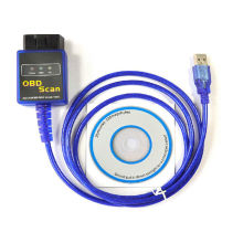 USB mini Elm327 OBD2 interfaz OBD herramienta de análisis